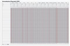  Kalender 2026 Semesterplan/Årsprojekt whiteboard