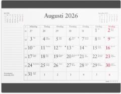  Kalender 2026 Musmatta månadsblock