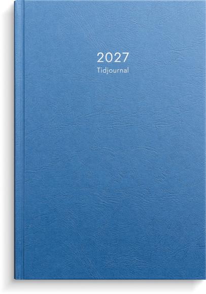  Kalender 2027 Tidjournal blå kartong