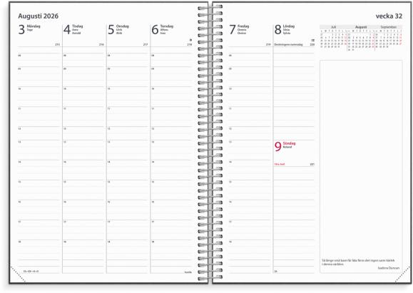  Kalender 2026 Business VIP refill