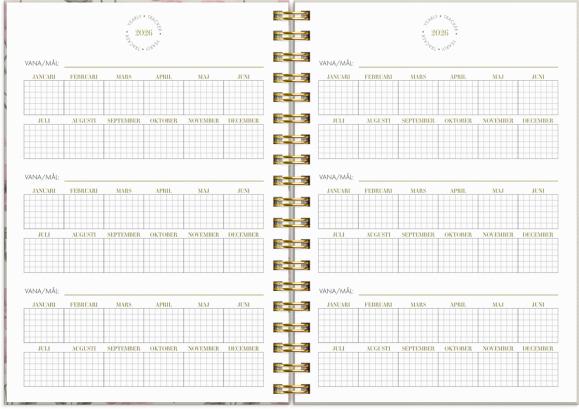  Kalender 2026 Life Planner Essentials A6
