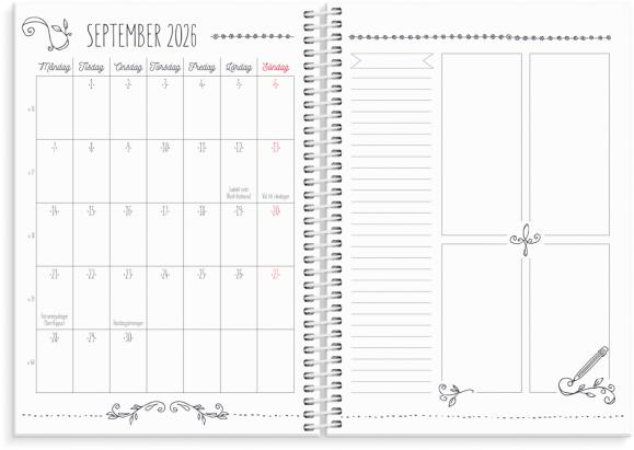  Kalender 2026 Doodle