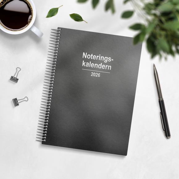  Kalender 2026 Noteringskalendern refill