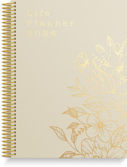  Kalender 2026 Life Planner Bloom