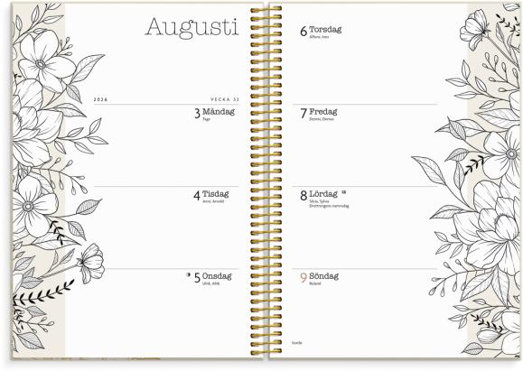  Kalender 2026 Life Planner Bloom