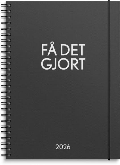  Kalender 2026 Få det gjort svart