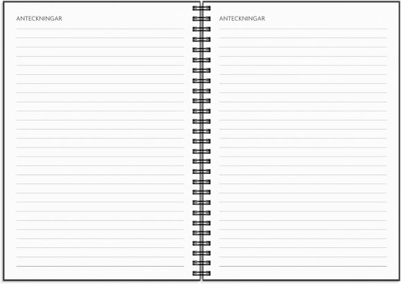  Kalender 2026 Få det gjort svart