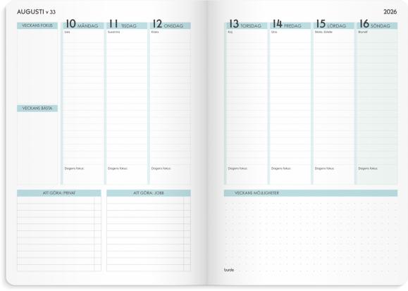  Kalender 2026 Life Planner Focus