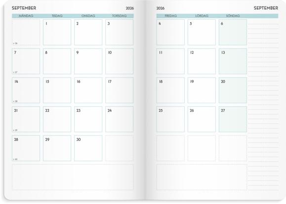  Kalender 2026 Life Planner Focus