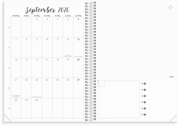  Kalender 2026 Doodle B5