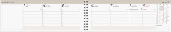  Kalender 2026 Stor Plankalender Trend