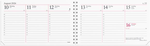  Kalender 2026 Veckokalendern refill