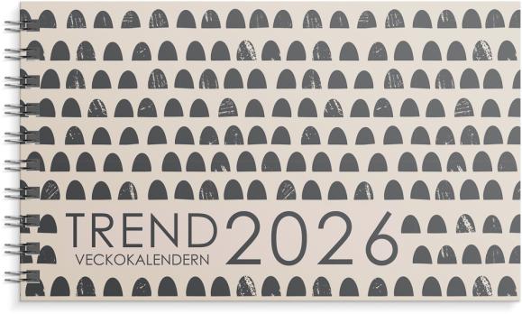  Kalender 2026 Veckokalendern Trend