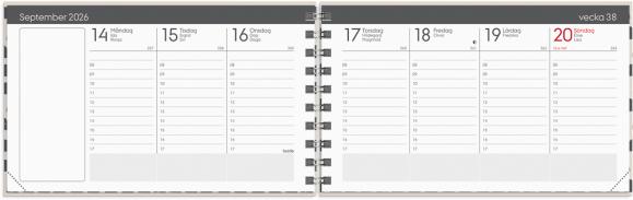  Kalender 2026 Veckokalendern Trend