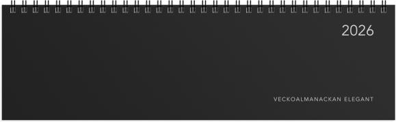  Kalender 2026 Veckoalmanackan Elegant
