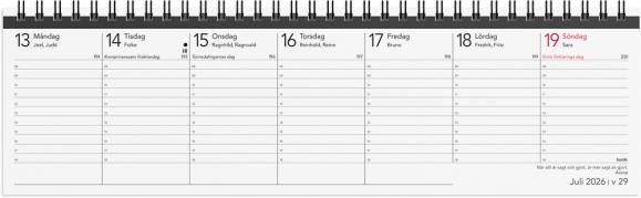  Kalender 2026 Veckoalmanackan Elegant