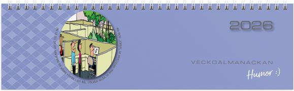  Kalender 2026 Veckoalmanackan Humor