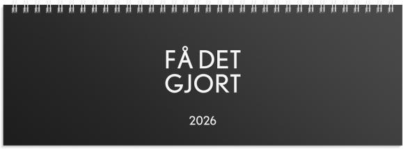  Kalender 2026 Bordsalmanackan Få det gjort