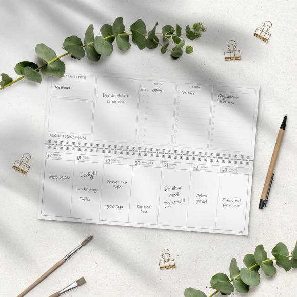  Kalender 2026 Bordsalmanackan Få det gjort