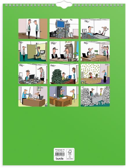  Väggkalender 2026 Kontorshumor