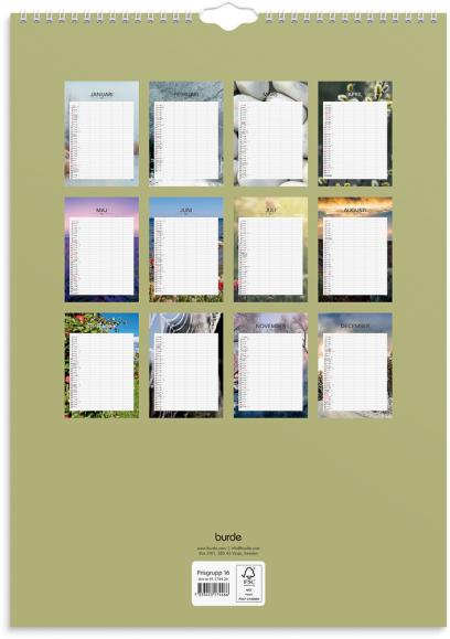  Familjekalender 2026 Seasons