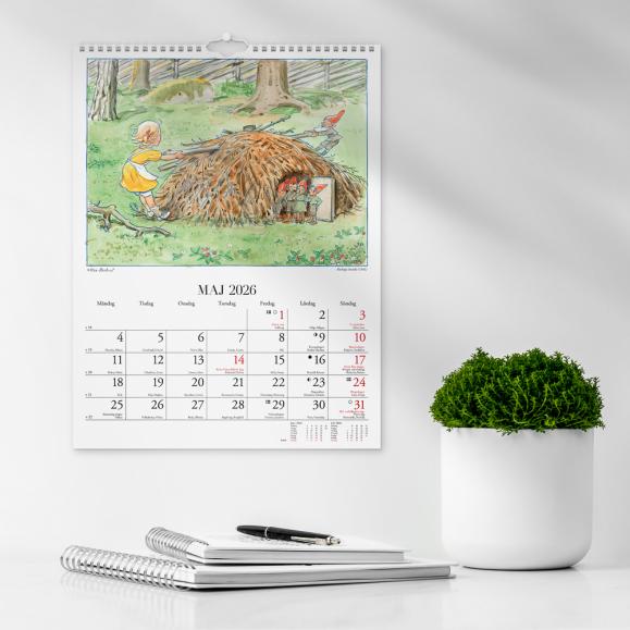  Väggkalender 2026 Elsa Beskow