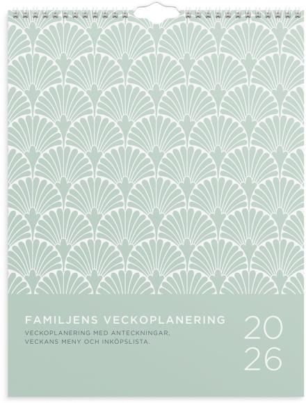 Familjekalender 2026 Familjens veckoplanering