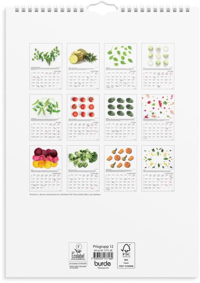  Väggkalender 2026 Gröna tips