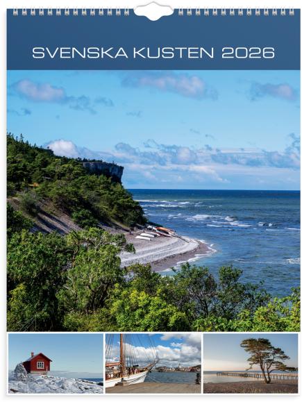  Väggkalender 2026 Svenska kusten