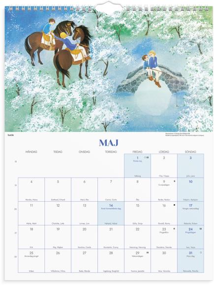  Väggkalender 2026 Ilon Wikland
