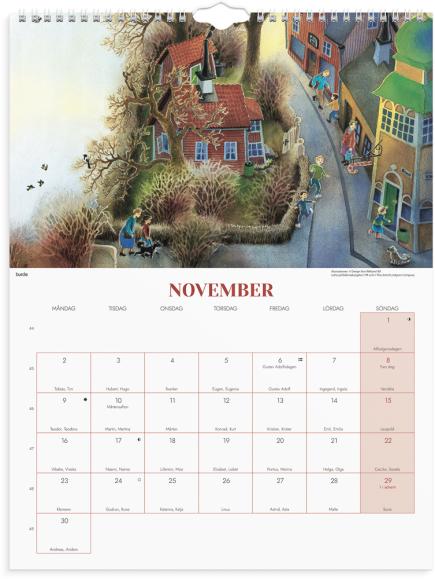  Väggkalender 2026 Ilon Wikland