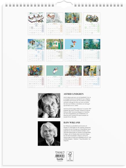  Väggkalender 2026 Ilon Wikland