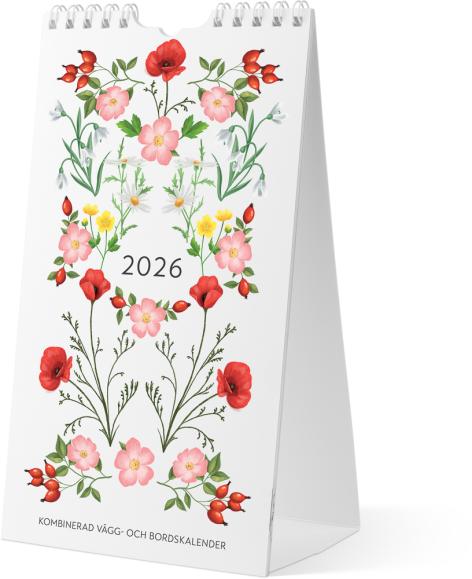  Väggkalender 2026 Mini Duo
