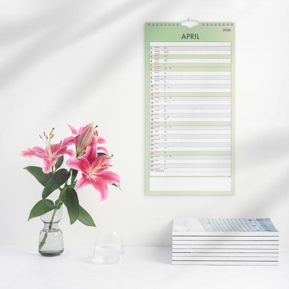  Familjekalender 2026 Tydlig