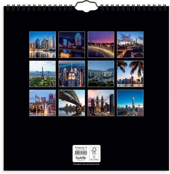  Väggkalender 2026 Skylines