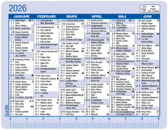  Kalender 2026 Kalenderkort