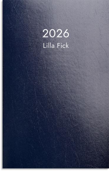  Kalender 2026 Lilla Fick blå kartong