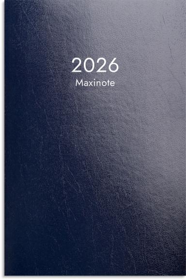  Kalender 2026 Maxinote blå kartong
