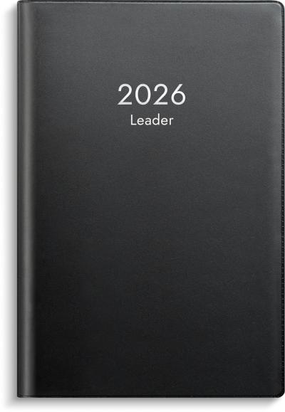  Kalender 2026 Leader svart plast