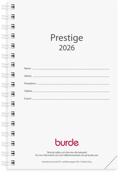  Kalender 2026 Prestige refill