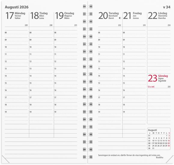  Kalender 2026 Interplano refill
