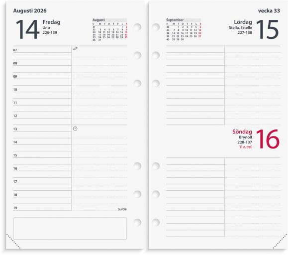  Kalender 2026 Regent kalendersats Agenda