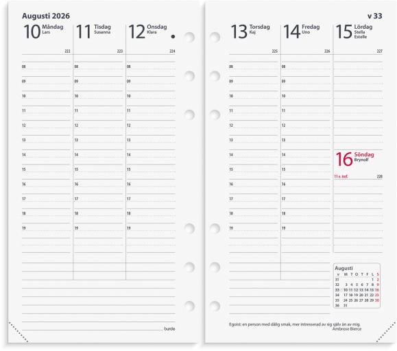  Kalender 2026 Regent kalendersats Interplano XL