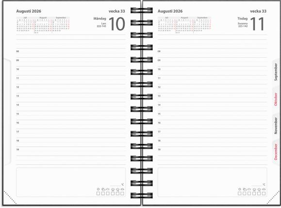  Kalender 2026 Dagbok Country