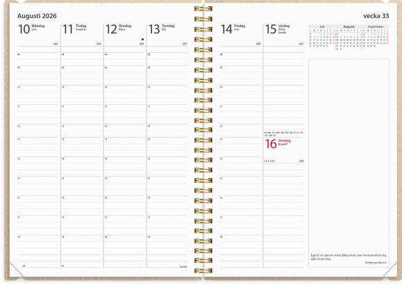 Kalender 2026 Business Story rutor