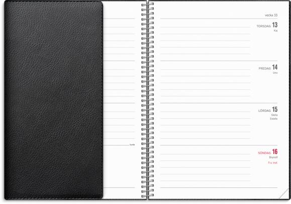  Kalender 2026 Senator A5 Twist svart