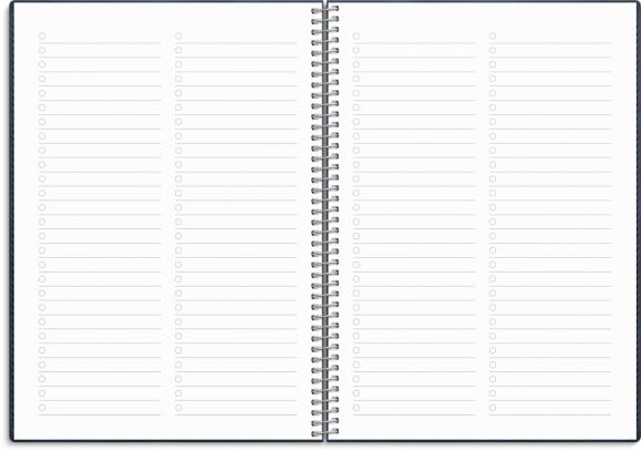  Kalender 2026 Senator A5 Twist blå