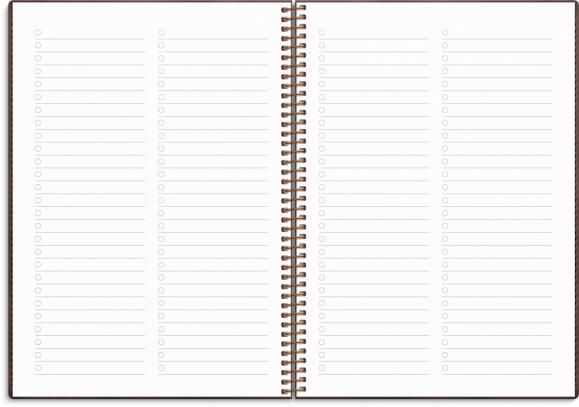  Kalender 2026 Senator A5 Twist brun