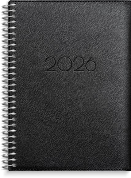  Kalender 2026 Liten Veckokalender Twist svart
