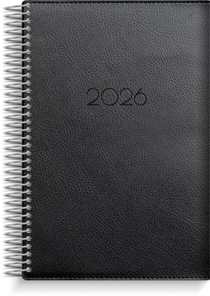  Kalender 2026 Dagbok Twist svart